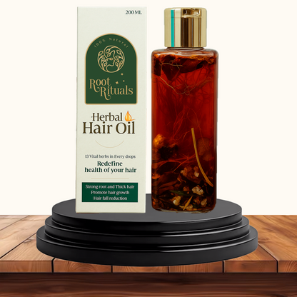 RootRituals Jadibuti Hair Oil for Men & Women, Promote hair growth and reduces hairfall - 200ml