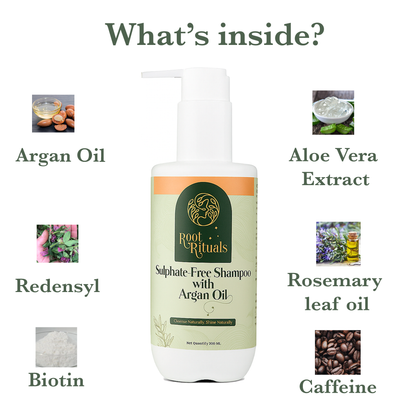 Root Rituals Sulphate-Free Shampoo Enriched with Argan Oil