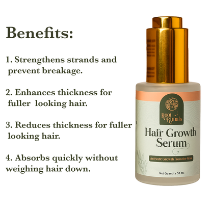 Root Rituals Hair Growth Serum and Reduce Hair Fall.